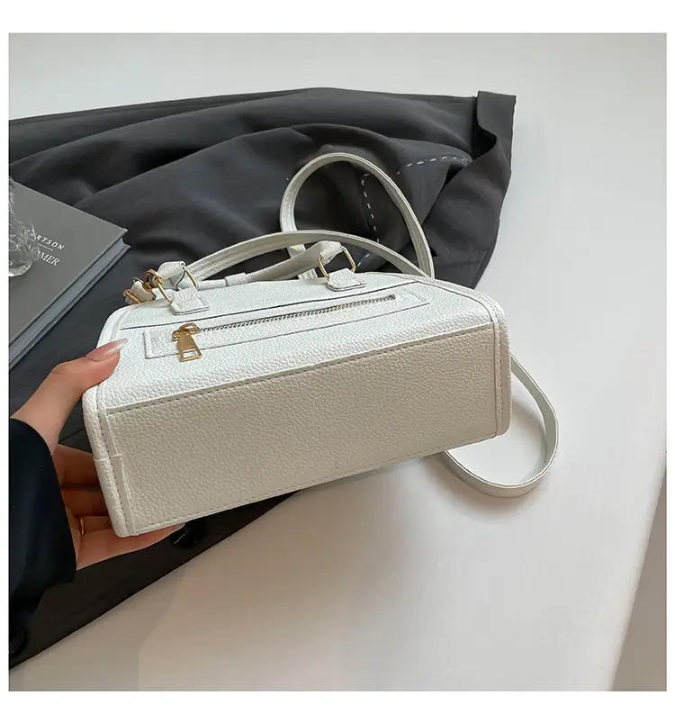 Women's Beige Leather Shoulder Bag 2025 New Casual Crossbody — feature 39