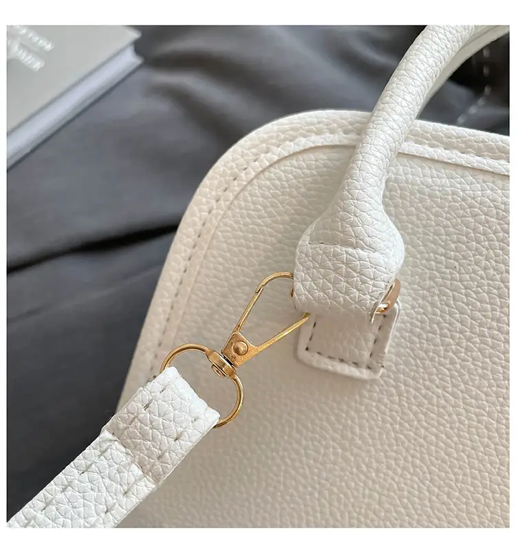 Women's Beige Leather Shoulder Bag 2025 New Casual Crossbody — feature 42