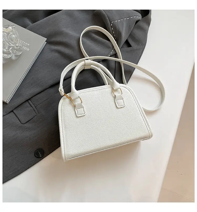 Women's Beige Leather Shoulder Bag 2025 New Casual Crossbody — feature 43