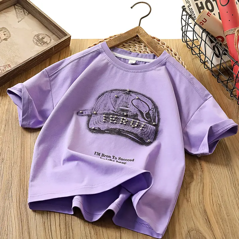 Light Blue Chivalrous Bear Print T-Shirt Large - Image 3