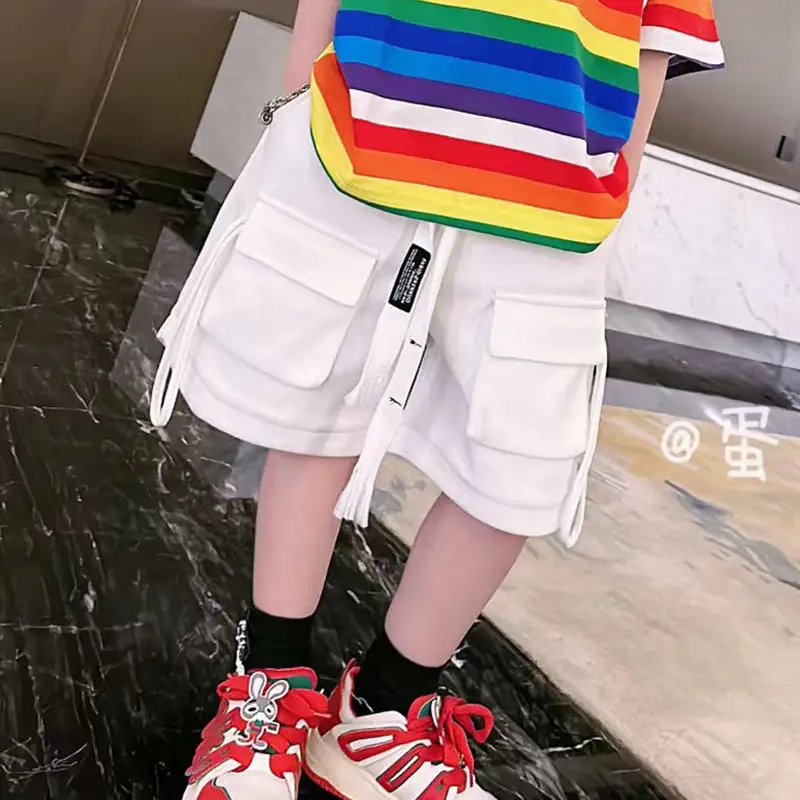 Kids Rainbow Letter T-Shirt Pure Cotton Summer Wear - Image 2
