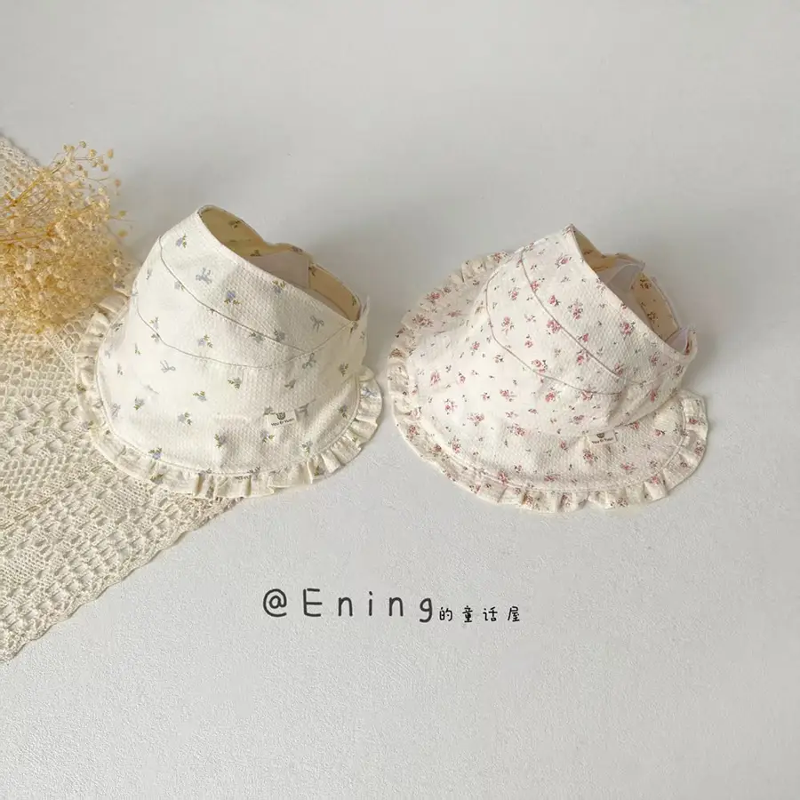 2025 New Children's Floral Duckbill Visor Hat for Girls