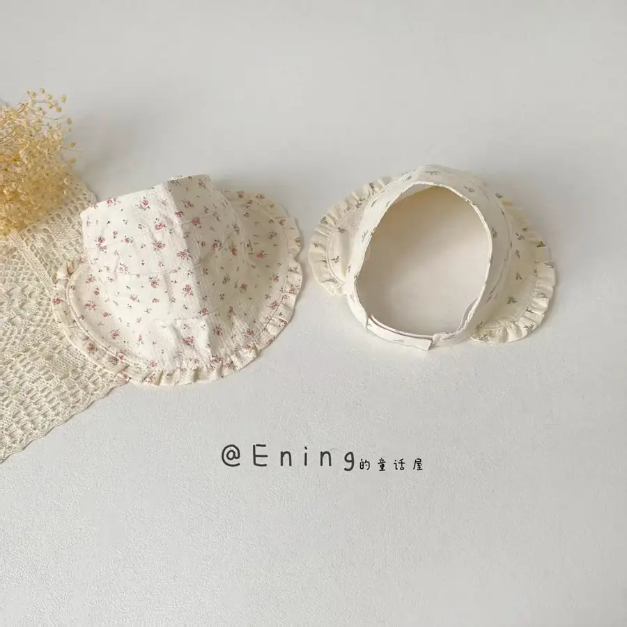 2025 New Children's Floral Duckbill Visor Hat for Girls