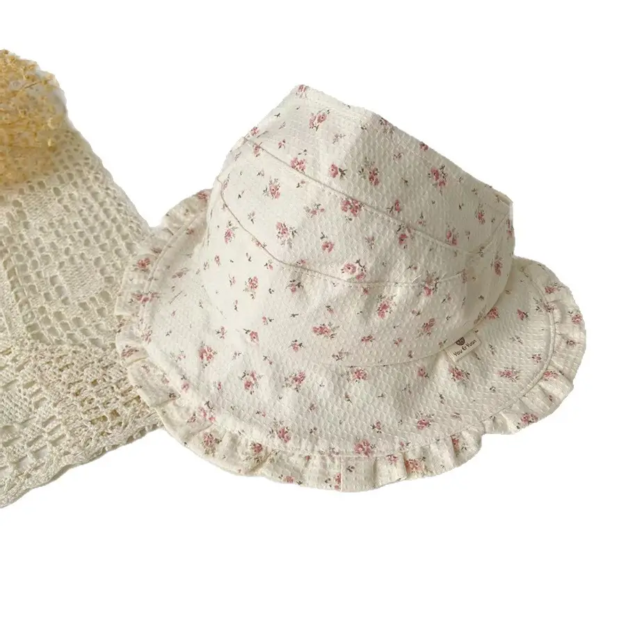 2025 New Children's Floral Duckbill Visor Hat for Girls