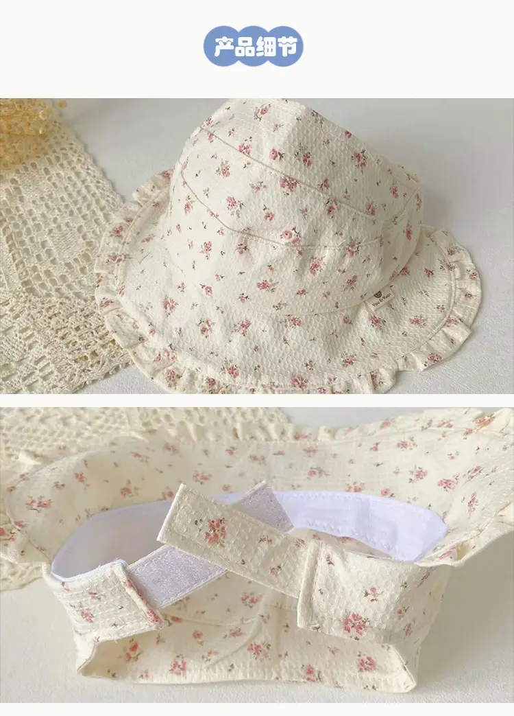 2025 New Children's Floral Duckbill Visor Hat for Girls — feature 2