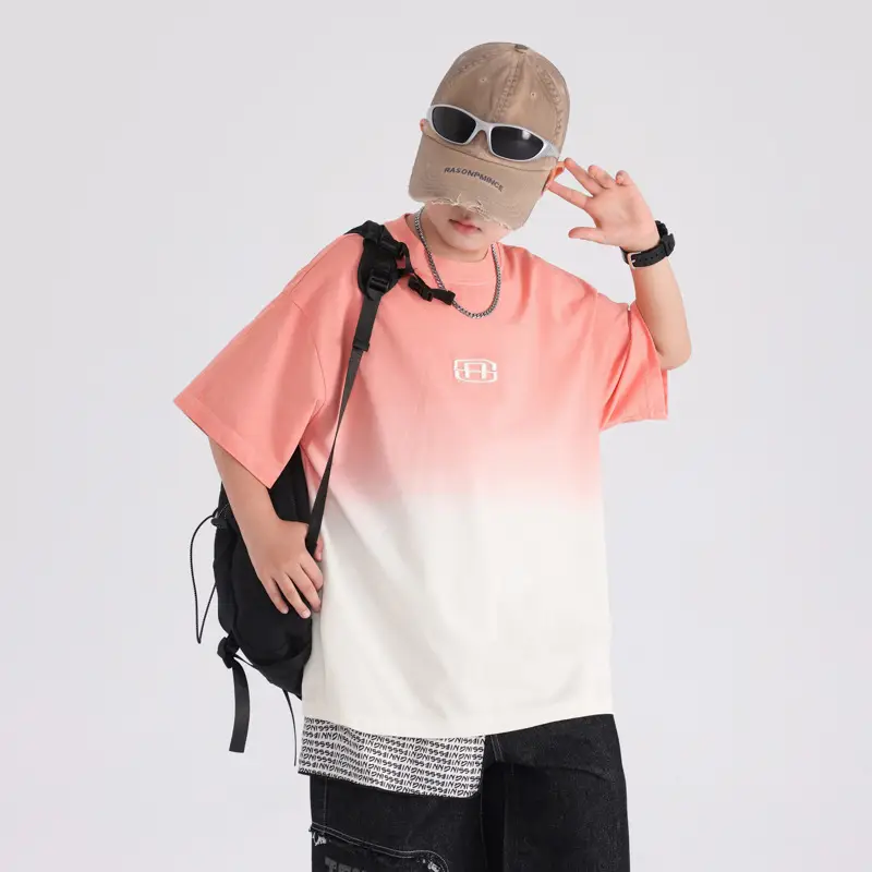 Boys Summer Gradient T-Shirt 2026 Cool Top - Image 3