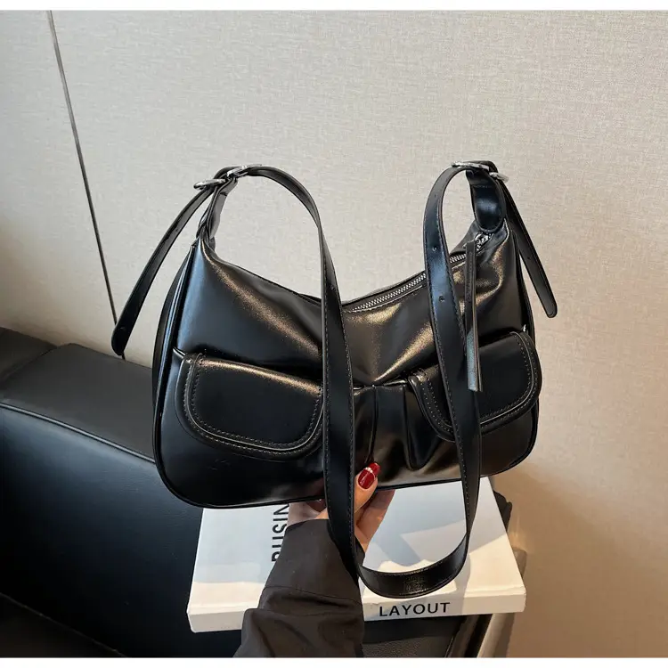Gold Leather Shoulder Bag for Women 2025 — feature 20
