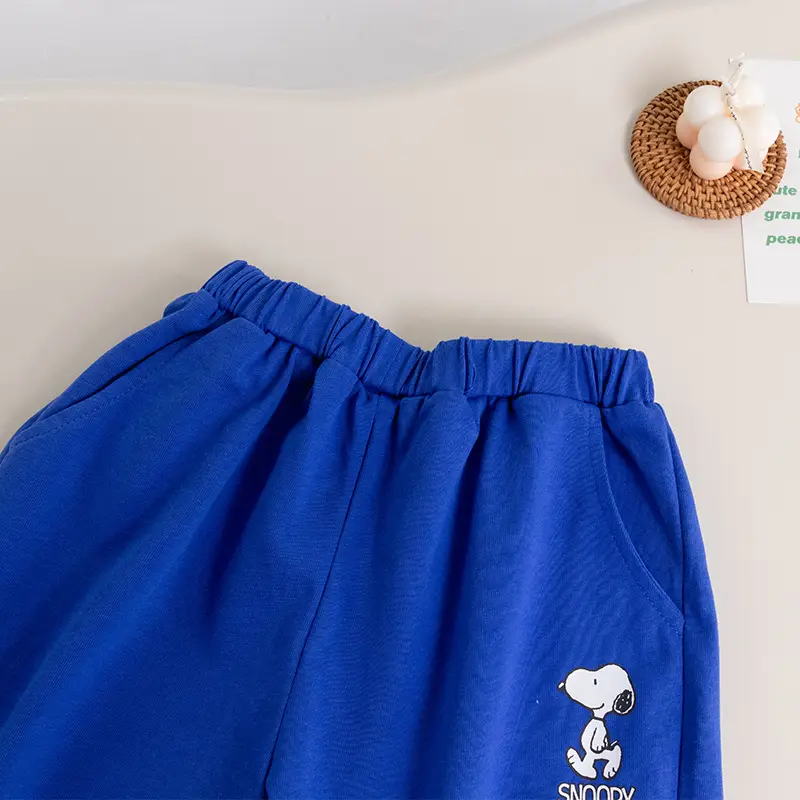 Children's Boys 1950 Polo Shirt Shorts Set Blue White