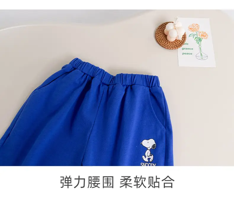 Children's Boys 1950 Polo Shirt Shorts Set Blue White — feature 10