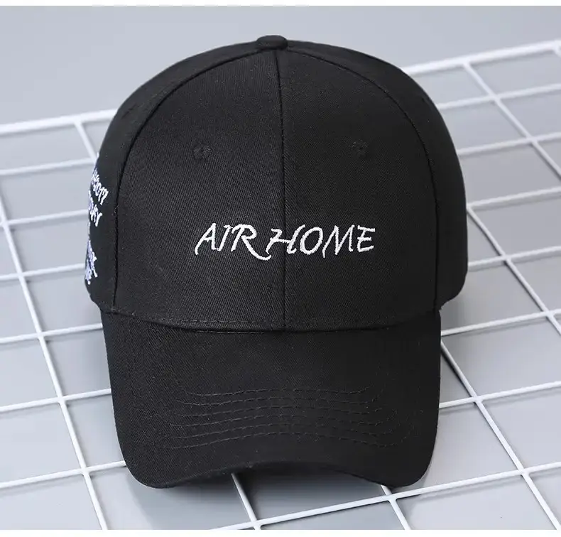 Men Women Air Hopper Cap Black Embroidered — feature 3