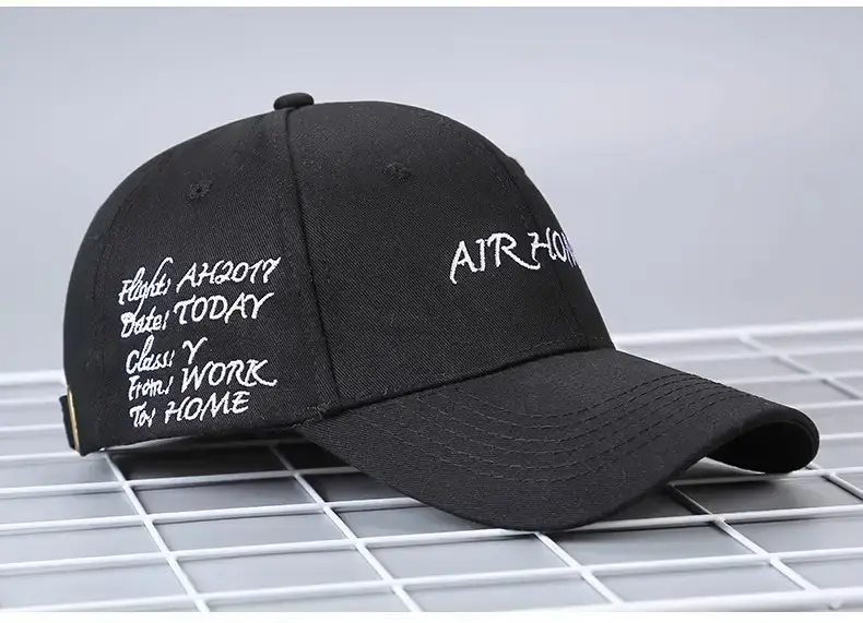 Men Women Air Hopper Cap Black Embroidered — feature 4