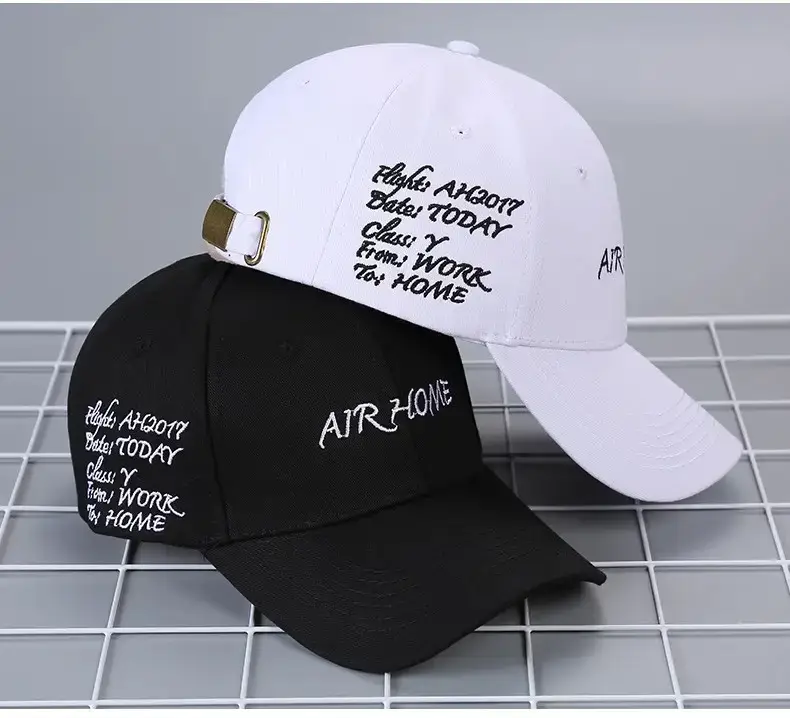 Men Women Air Hopper Cap Black Embroidered — feature 9