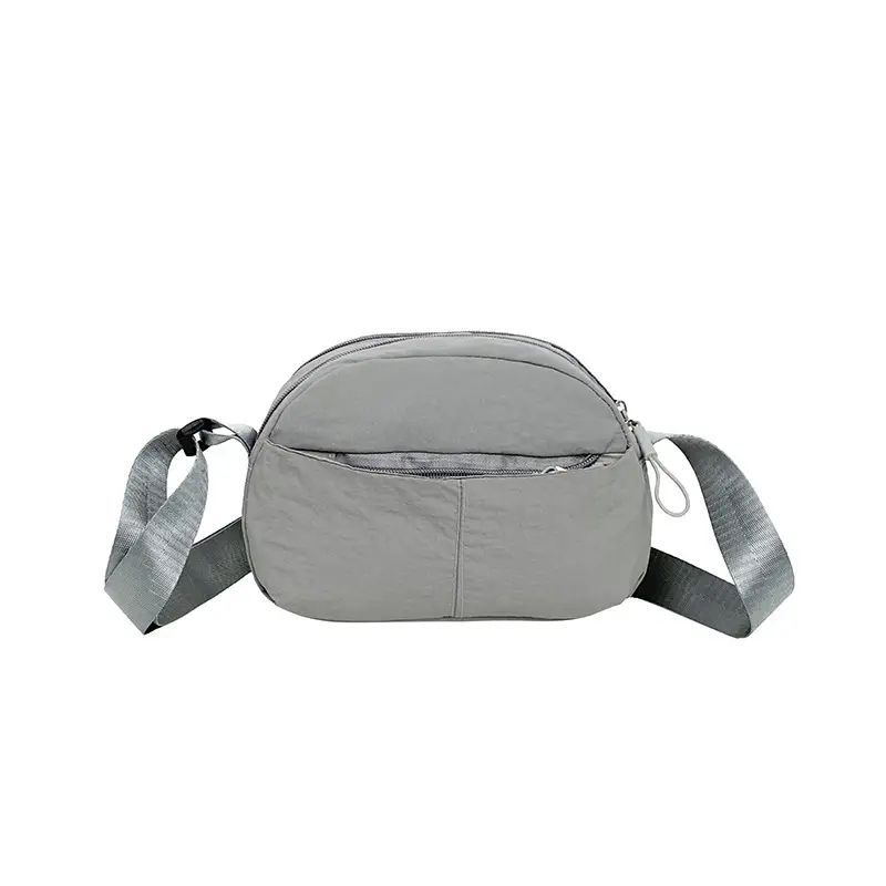 Small Square Canvas Shoulder Bag for Women Men