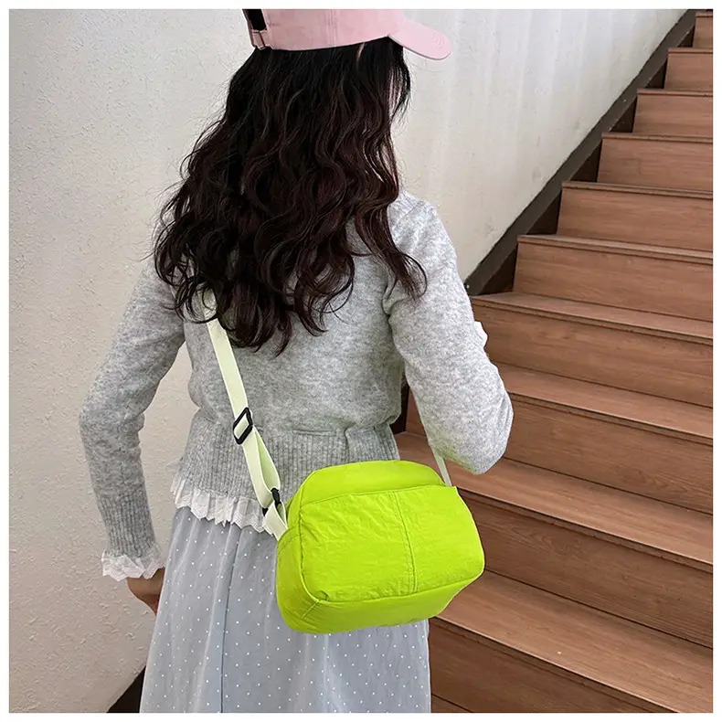 Small Square Canvas Shoulder Bag for Women Men — feature 10
