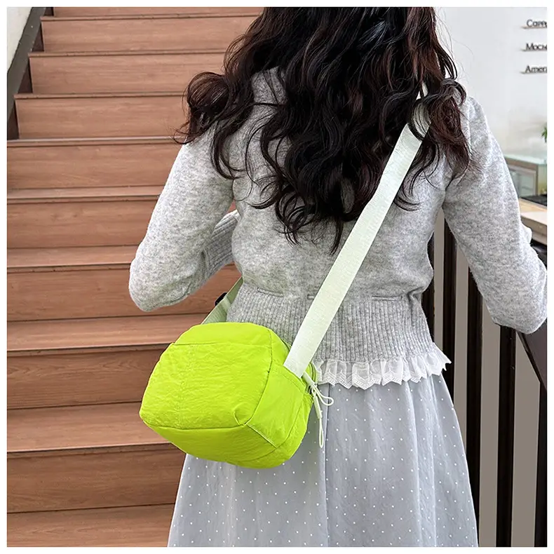 Small Square Canvas Shoulder Bag for Women Men — feature 11