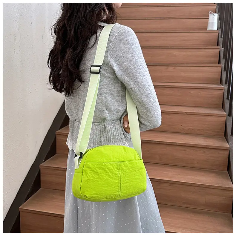 Small Square Canvas Shoulder Bag for Women Men — feature 12