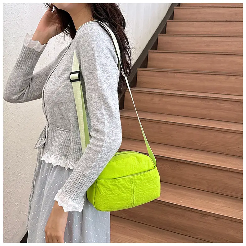 Small Square Canvas Shoulder Bag for Women Men — feature 14