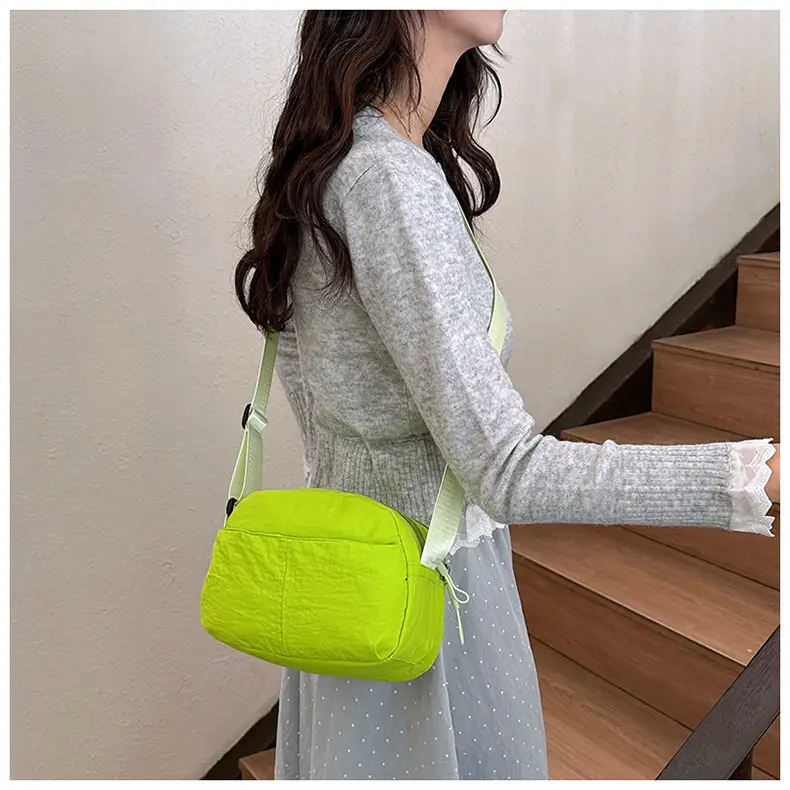 Small Square Canvas Shoulder Bag for Women Men — feature 16