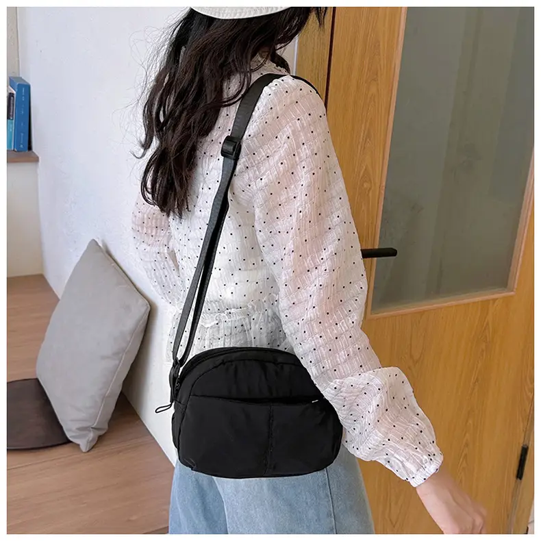 Small Square Canvas Shoulder Bag for Women Men — feature 17