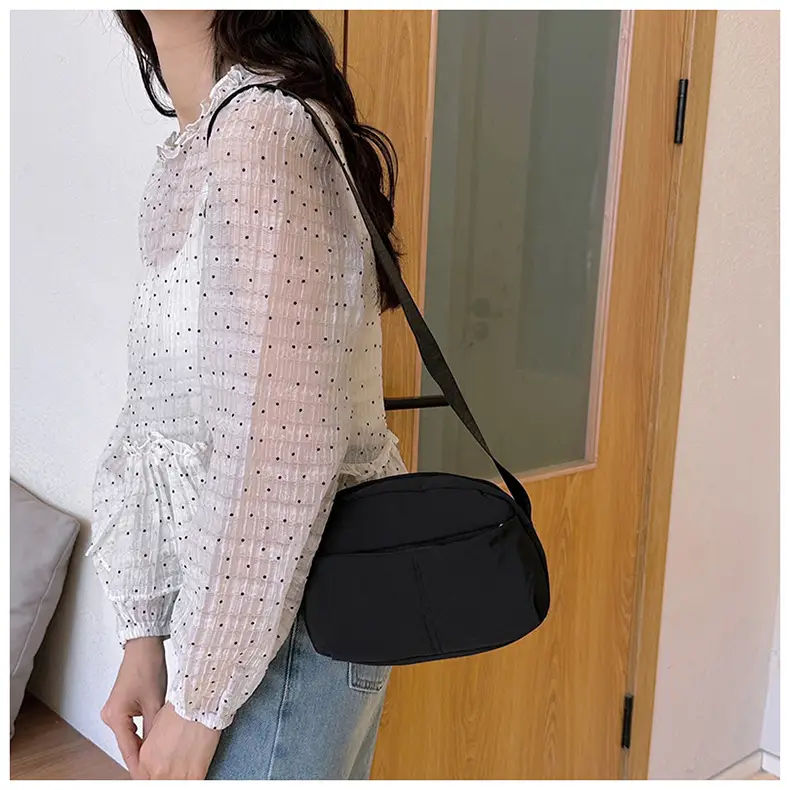 Small Square Canvas Shoulder Bag for Women Men — feature 18