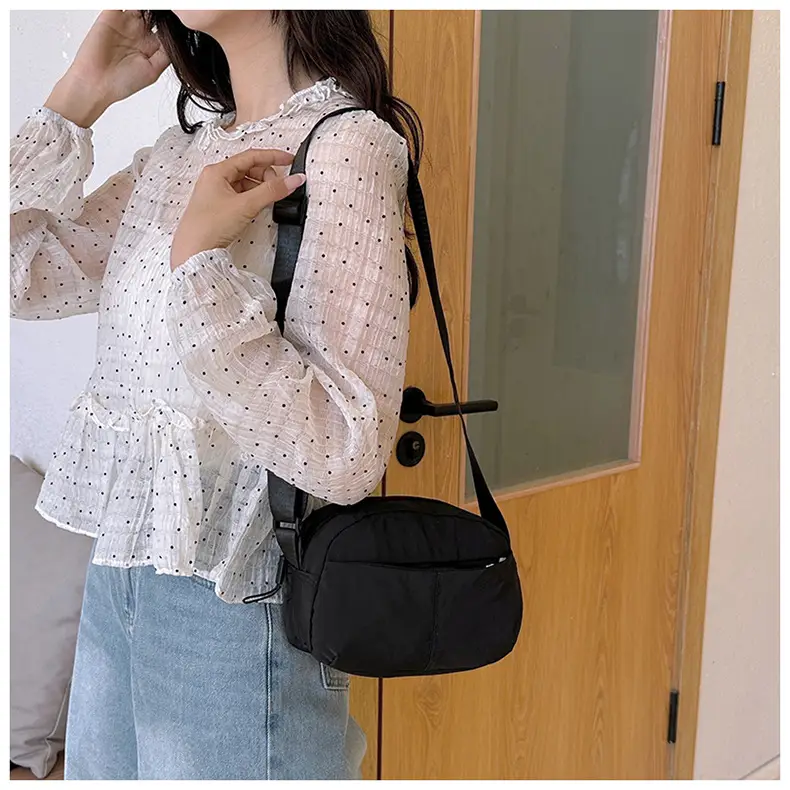 Small Square Canvas Shoulder Bag for Women Men — feature 19