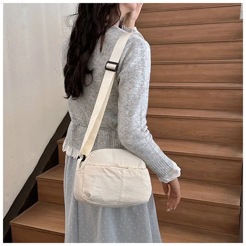 Small Square Canvas Shoulder Bag for Women Men — feature 26