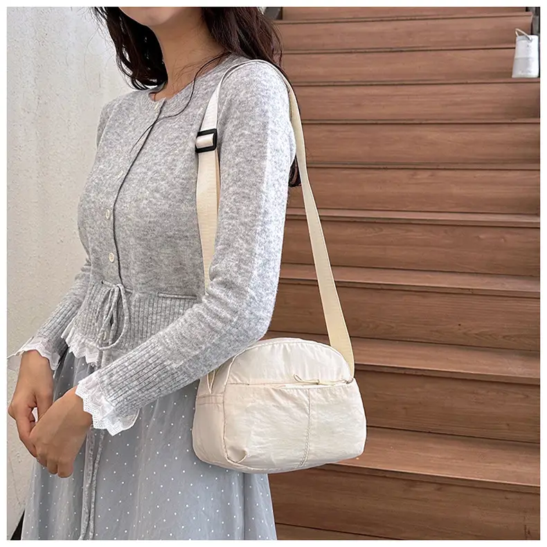 Small Square Canvas Shoulder Bag for Women Men — feature 27