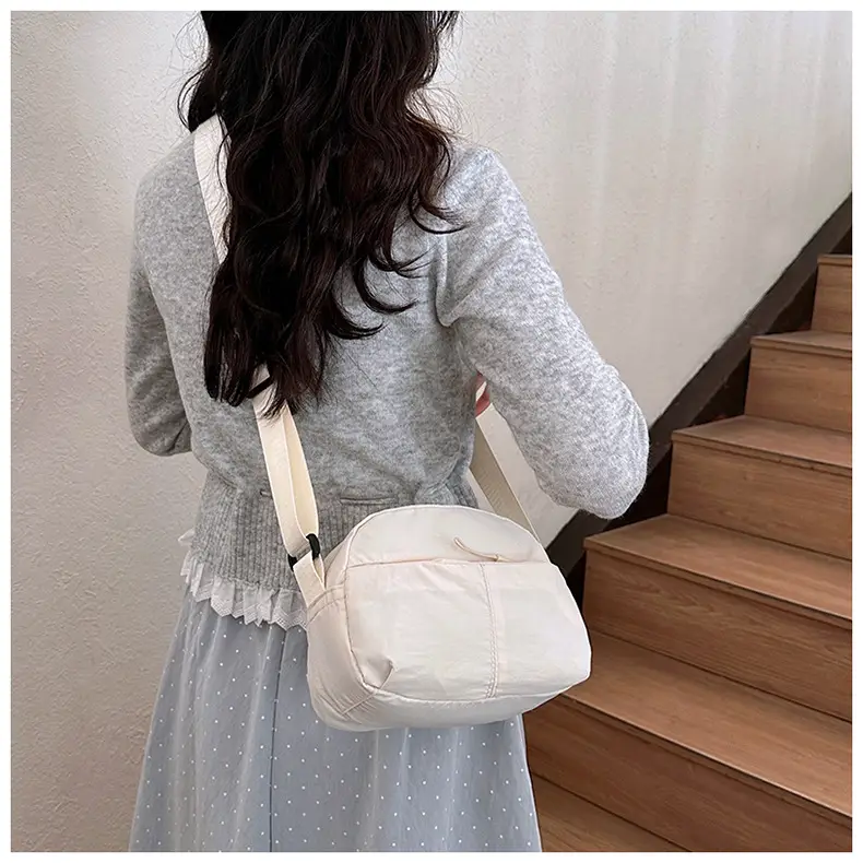 Small Square Canvas Shoulder Bag for Women Men — feature 29
