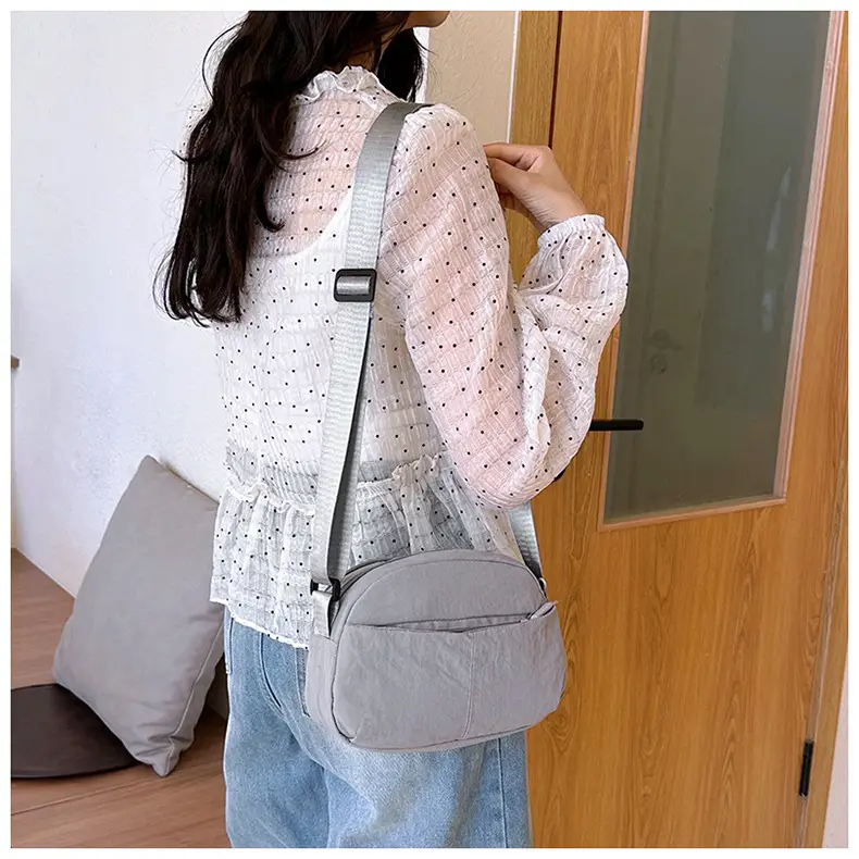 Small Square Canvas Shoulder Bag for Women Men — feature 33