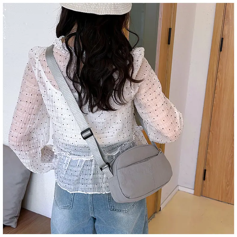 Small Square Canvas Shoulder Bag for Women Men — feature 37