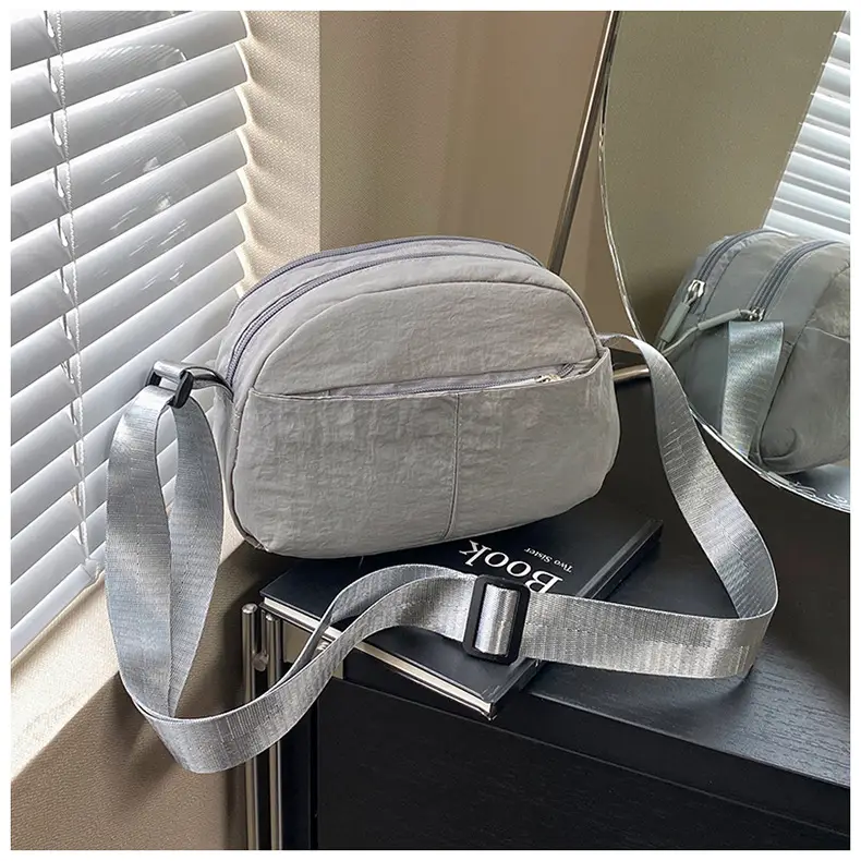 Small Square Canvas Shoulder Bag for Women Men — feature 40