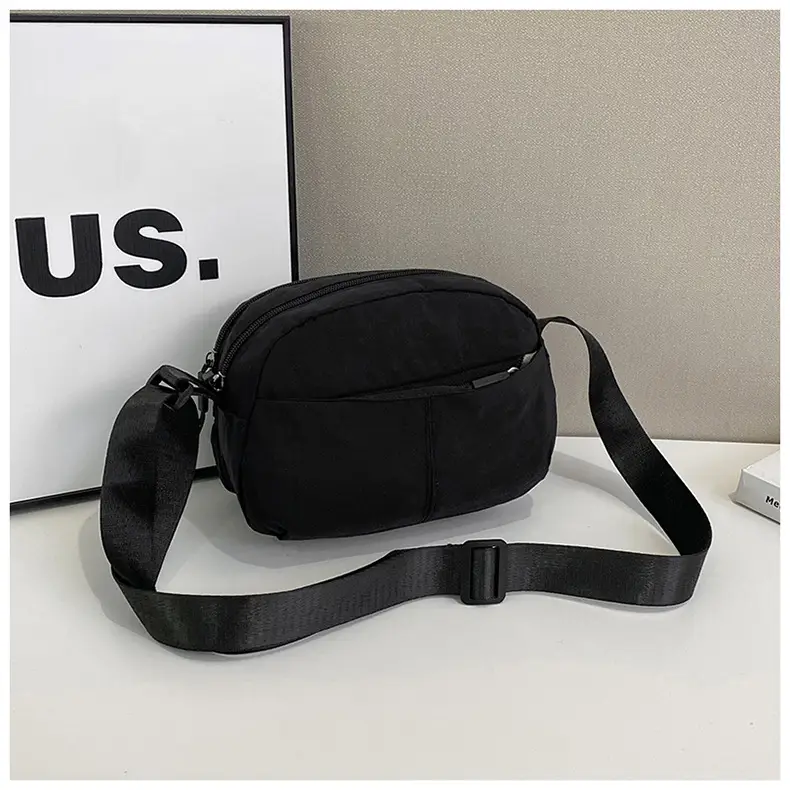 Small Square Canvas Shoulder Bag for Women Men — feature 43