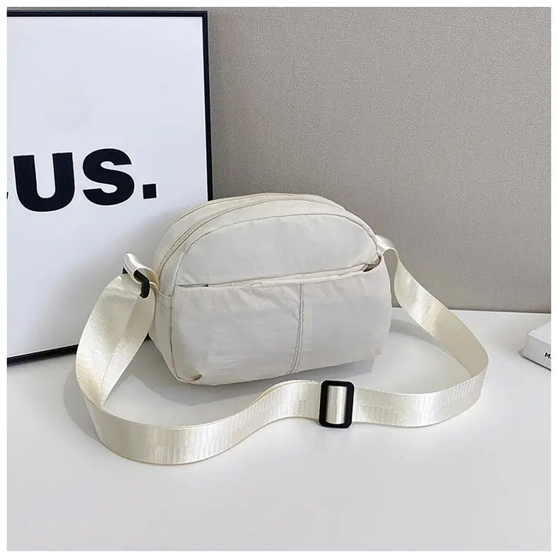 Small Square Canvas Shoulder Bag for Women Men — feature 44