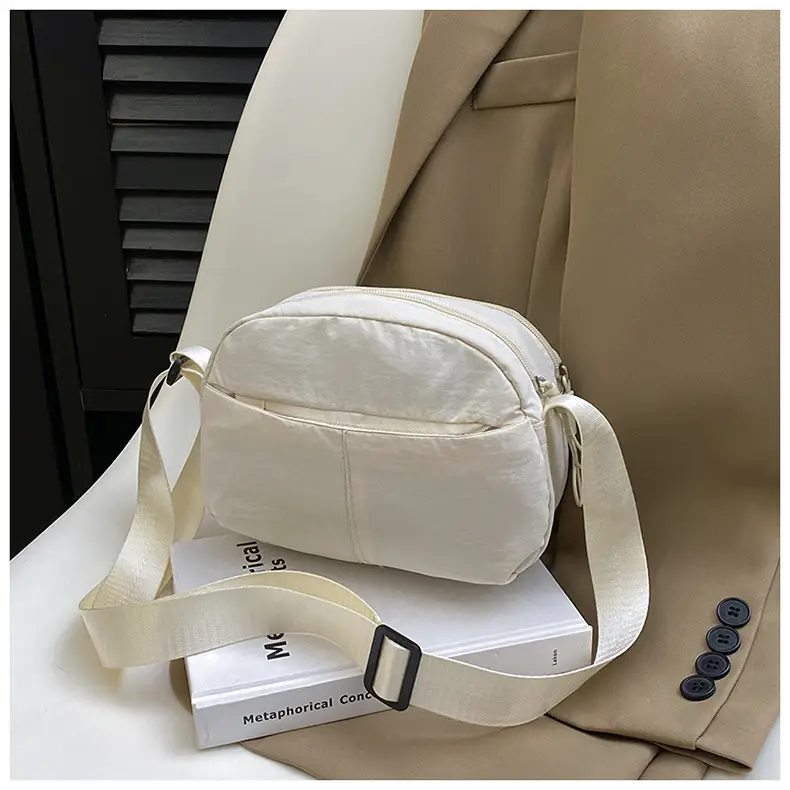Small Square Canvas Shoulder Bag for Women Men — feature 50