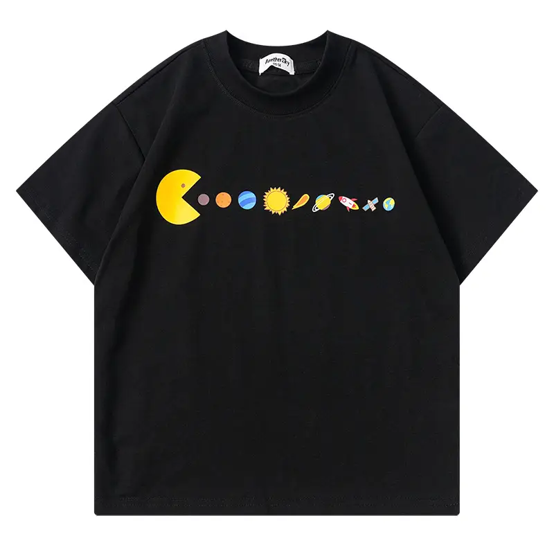 Boys Black Graphic T-Shirt 2026 Kids Shorts Set - Image 6