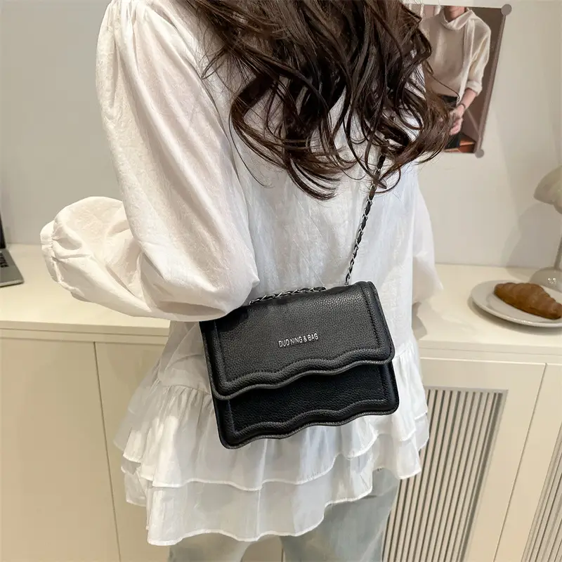 Women's Brown Leather Crossbody Bag 2025 New Style - Image 7