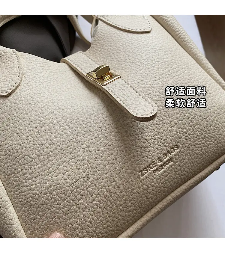 Yellow Portable Vegetable Basket Bag for Women — feature 12