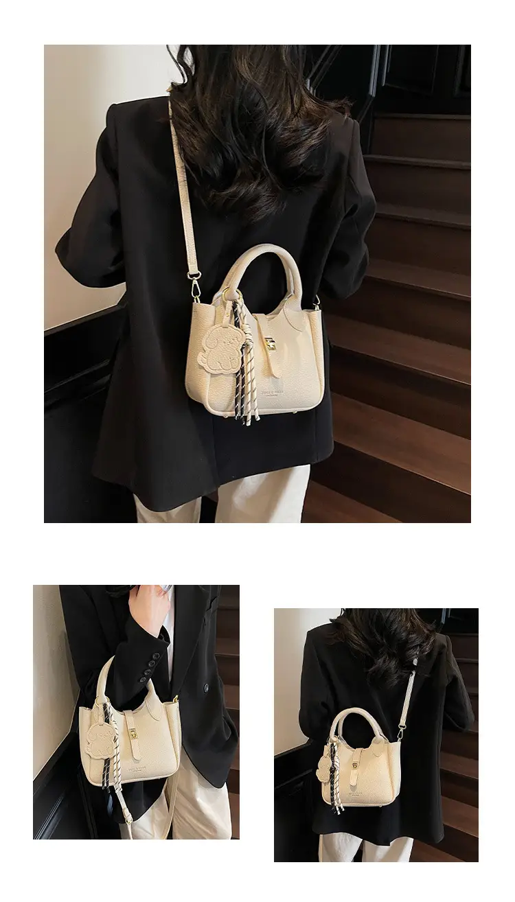 Yellow Portable Vegetable Basket Bag for Women — feature 13