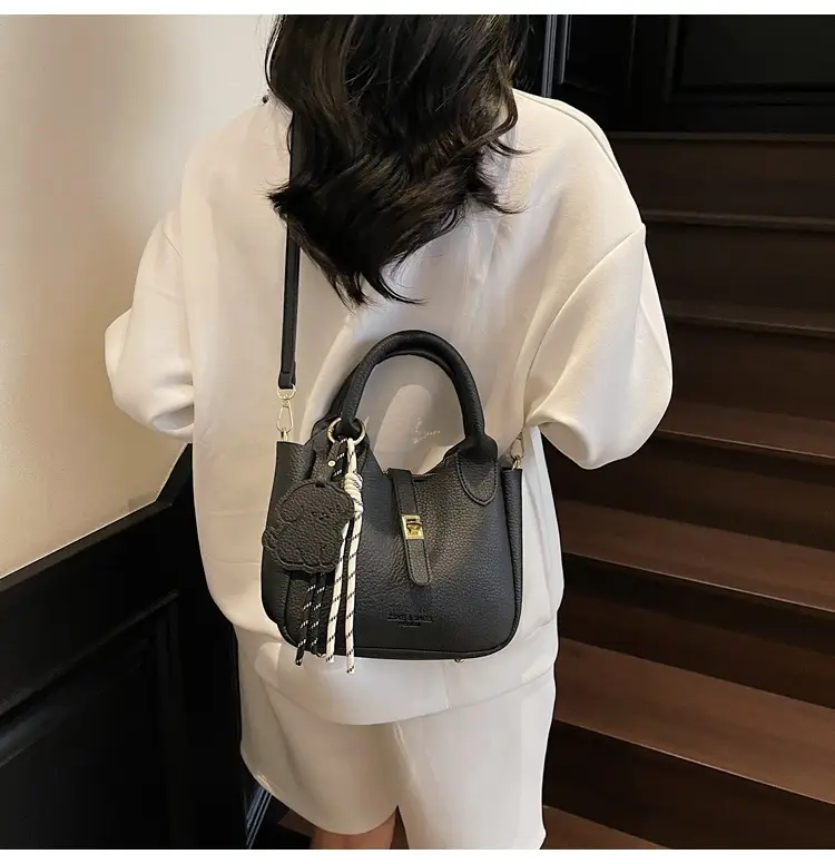 Yellow Portable Vegetable Basket Bag for Women — feature 21