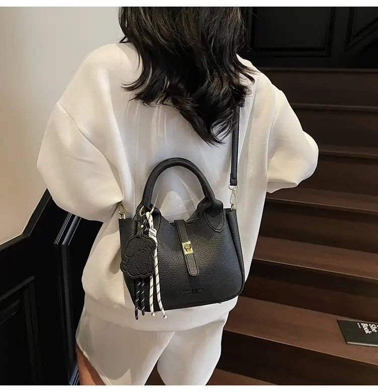 Yellow Portable Vegetable Basket Bag for Women — feature 22