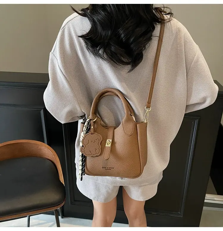 Yellow Portable Vegetable Basket Bag for Women — feature 28