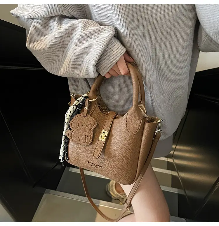 Yellow Portable Vegetable Basket Bag for Women — feature 29