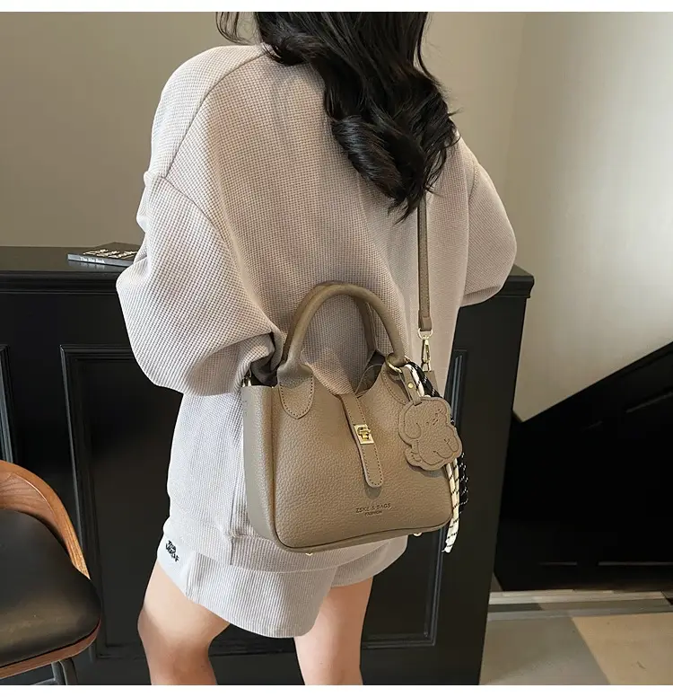 Yellow Portable Vegetable Basket Bag for Women — feature 31