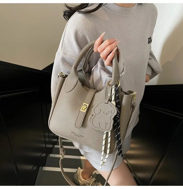 Yellow Portable Vegetable Basket Bag for Women — feature 34