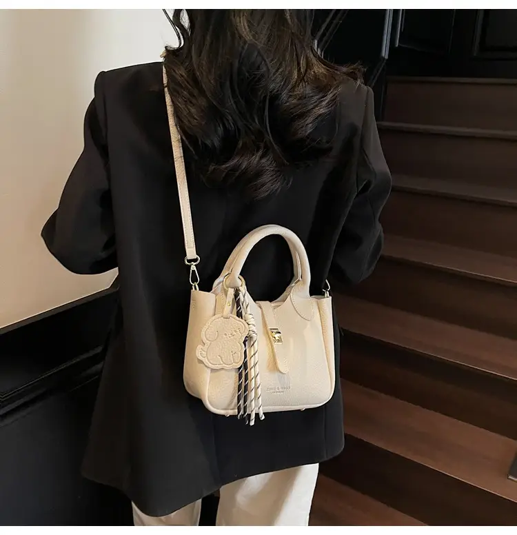 Yellow Portable Vegetable Basket Bag for Women — feature 42