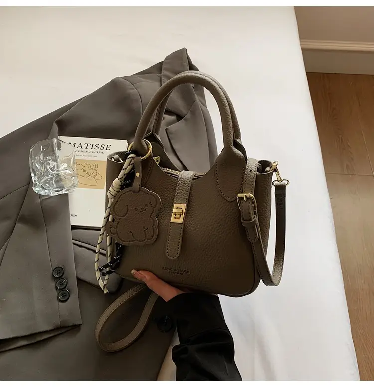 Yellow Portable Vegetable Basket Bag for Women — feature 49