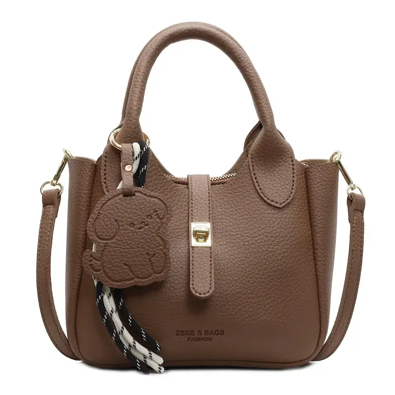 Yellow Portable Vegetable Basket Bag for Women - Image 5
