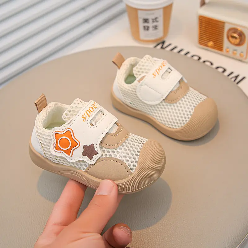 Spring and Summer New Style Cut Out Baby Boy Toddler Shoes Non-Slip Toddler Soft Sole Breathable Girls Mesh Shoes Sports Baby Shoes - Image 4