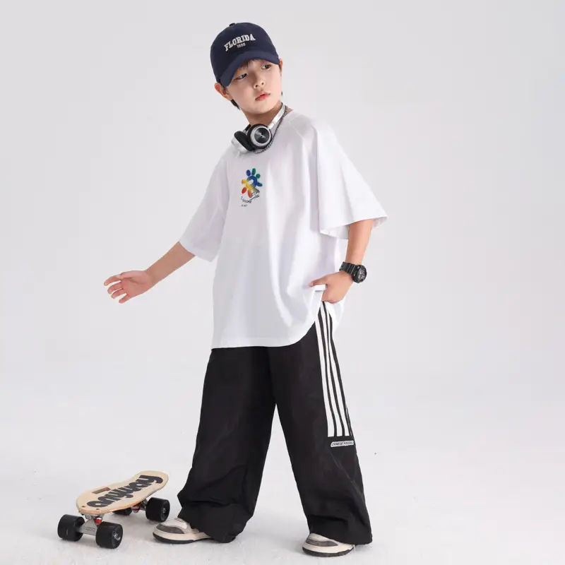 Boys Cotton T-Shirt Black Graphic 2026