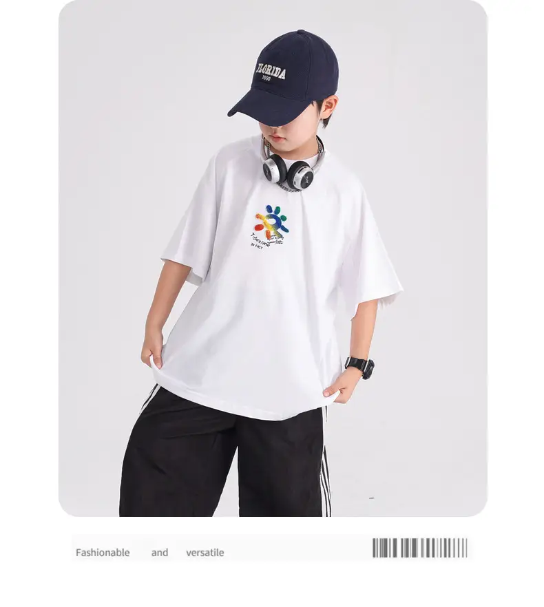 Boys Cotton T-Shirt Black Graphic 2026 — feature 13